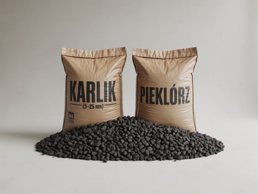 Granulacja ekogroszku 5–25 mm