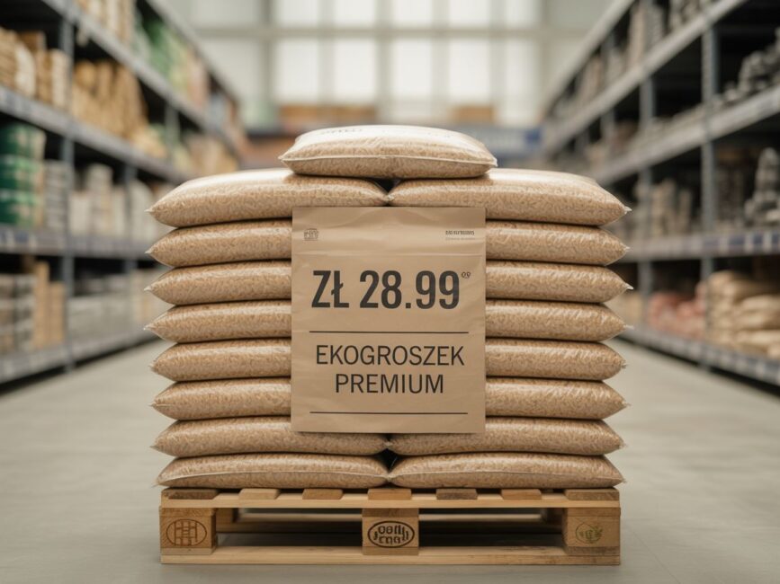 etykieta ceny pelletu