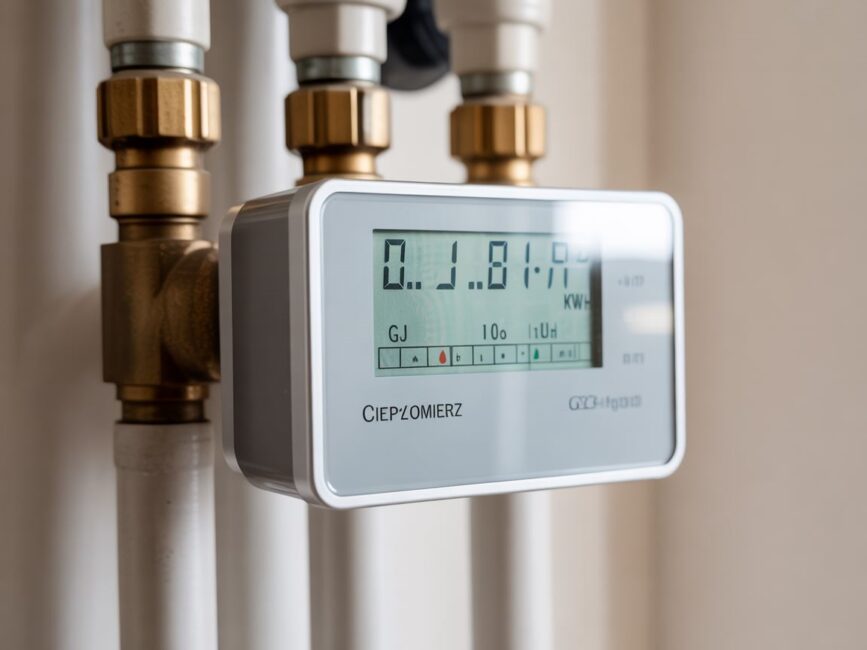 odczyt ciepłomierza