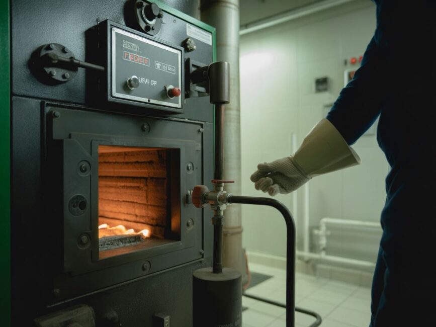 panel sterowania kotła w trybie stopbudowax+1